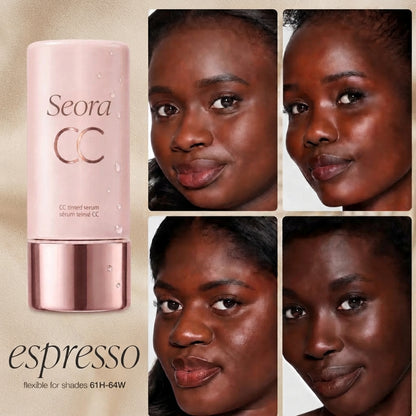 Summer skin essentials – CC color-correcting tinted serum + creaseless SPF 30 mineral powder sunscreen