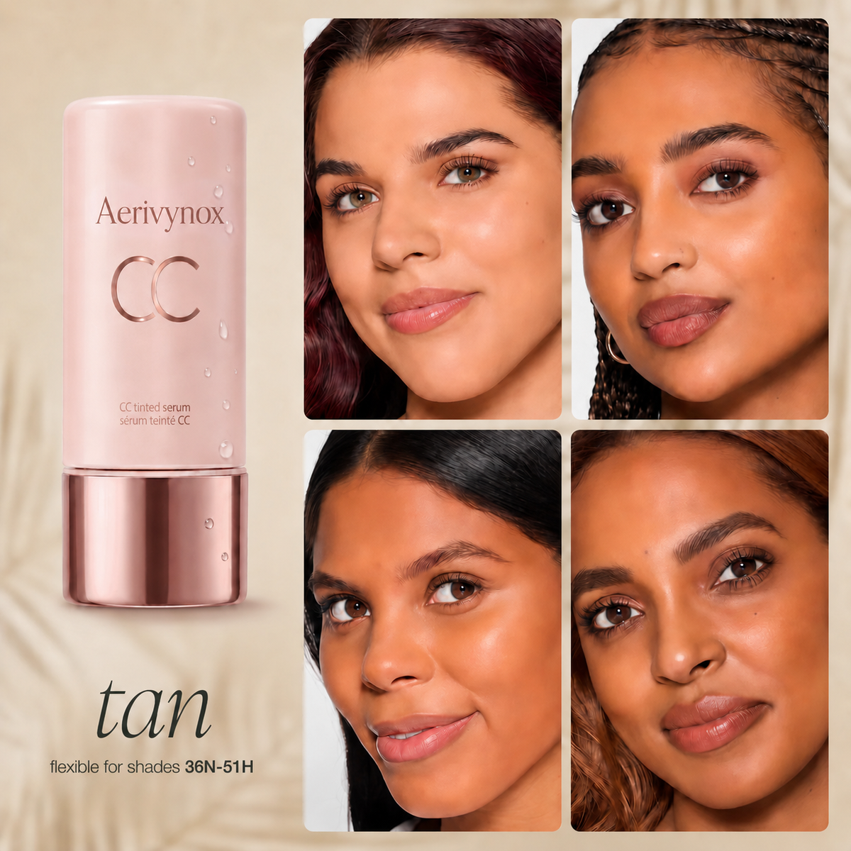 Summer skin essentials – CC color-correcting tinted serum + creaseless SPF 30 mineral powder sunscreen